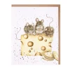 Wrendale Designs 'Crackers about Cheese' Blank Greetings Card- Greeting Cards