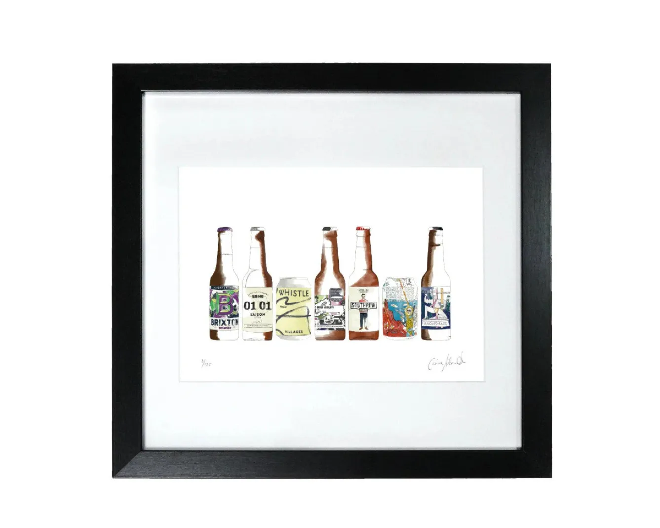 Corinne Alexander Craft Beer Print by- Art
