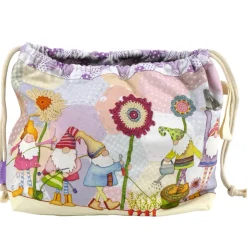 Emma Ball Crafting Gnomes Drawstring Bag- Crafts|Bags