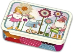 Emma Ball Crafting Gnomes Mini Slider Tin- Storage