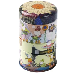 Emma Ball Crafting Gnomes Set of 3 Stacker Tins- Storage
