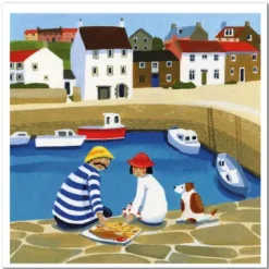 Emma Ball Crail Picnic Greetings Card- Greeting Cards