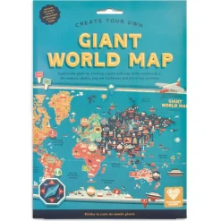 Clockwork Soldier Create Your Own Giant World Map by- Novelty|Crafts