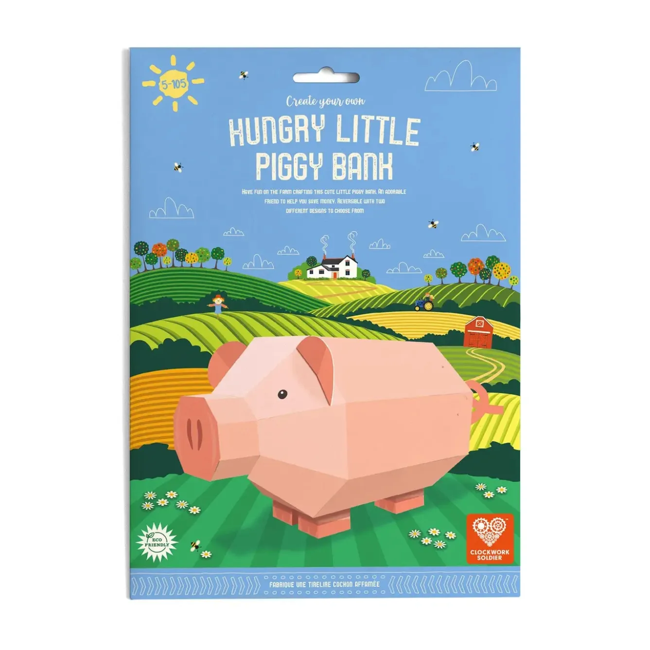 Clockwork Soldier Create Your Own Hungry Little Piggy Bank by- Novelty|Crafts