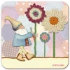 Emma Ball Crochet Gnomes Coaster- Tea|Coasters