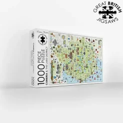 GB Jigsaws Ltd Cumbria & the Lake District Map 1000 Piece Jigsaw Puzzle- Puzzles