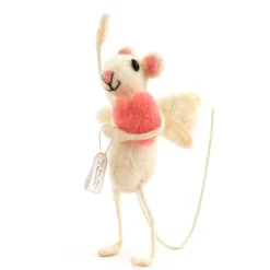 Sew Heart Felt Cupid Angel Felt Mouse- Valentine's Day|Children
