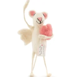 Sew Heart Felt Cupid Angel Felt Mouse- Valentine's Day|Children
