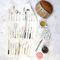 Corinne Alexander Cutlery Draw Tea Towel by- Tea|Tea Towels