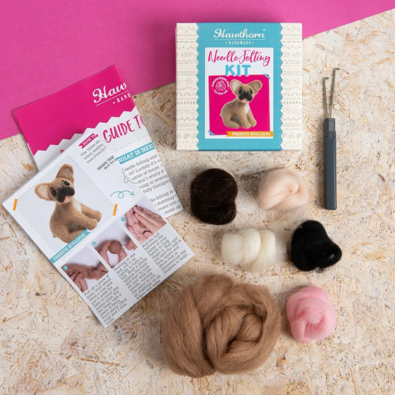 Hawthorn Handmade Dachshund Mini Felting Kit- Crafts|Children