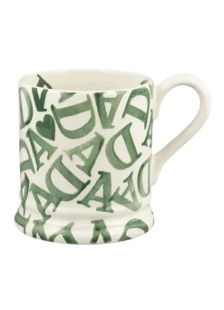 Emma Bridgewater D.A.D. Green 1/2 Pint Mug- Father's Day