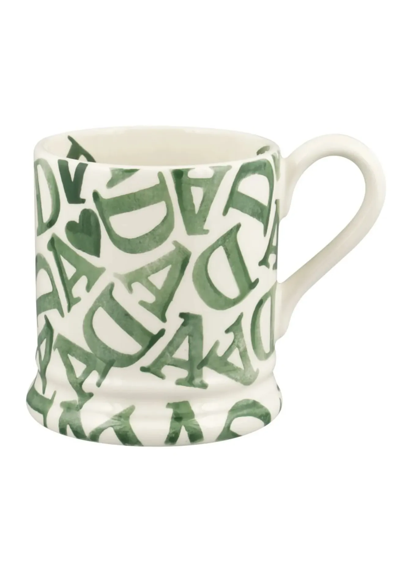 Emma Bridgewater D.A.D. Green 1/2 Pint Mug- Father's Day