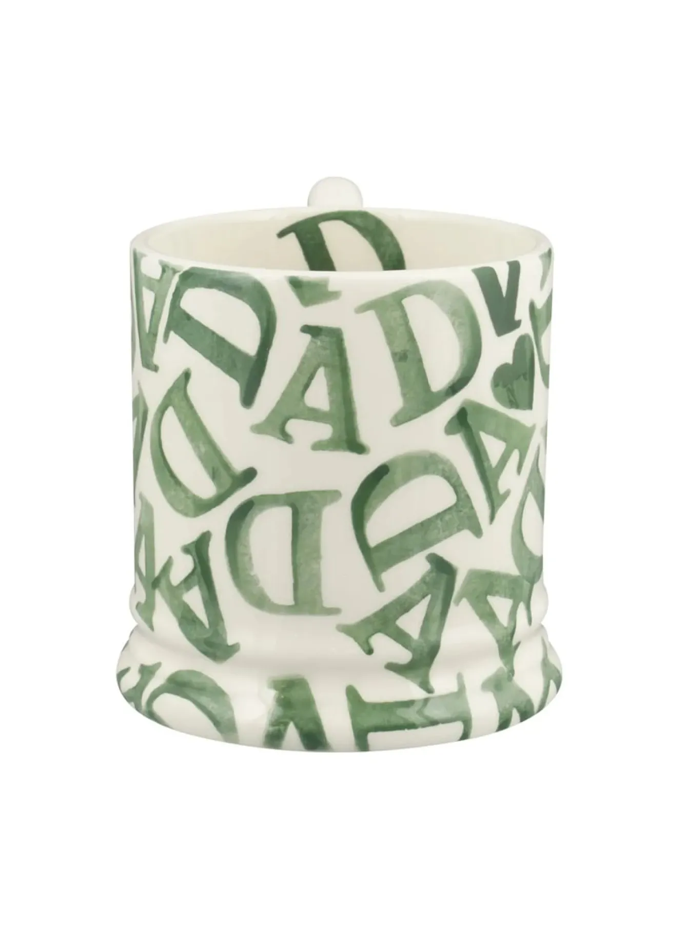 Emma Bridgewater D.A.D. Green 1/2 Pint Mug- Father's Day