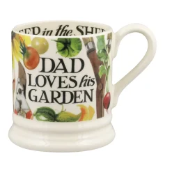 Emma Bridgewater Dad Loves His Garden 1/2 Pint Mug- Father's Day|Flowers & Garden