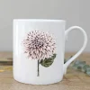 Toasted Crumpet Dahlia Bone China Mug Boxed- Flowers & Garden