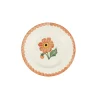 Emma Bridgewater Dahlia Hand-Stamped  6 1/2 inch Plate- Plates