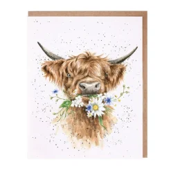 Wrendale Designs 'Daisy Coo' Blank Greetings Card- Greeting Cards