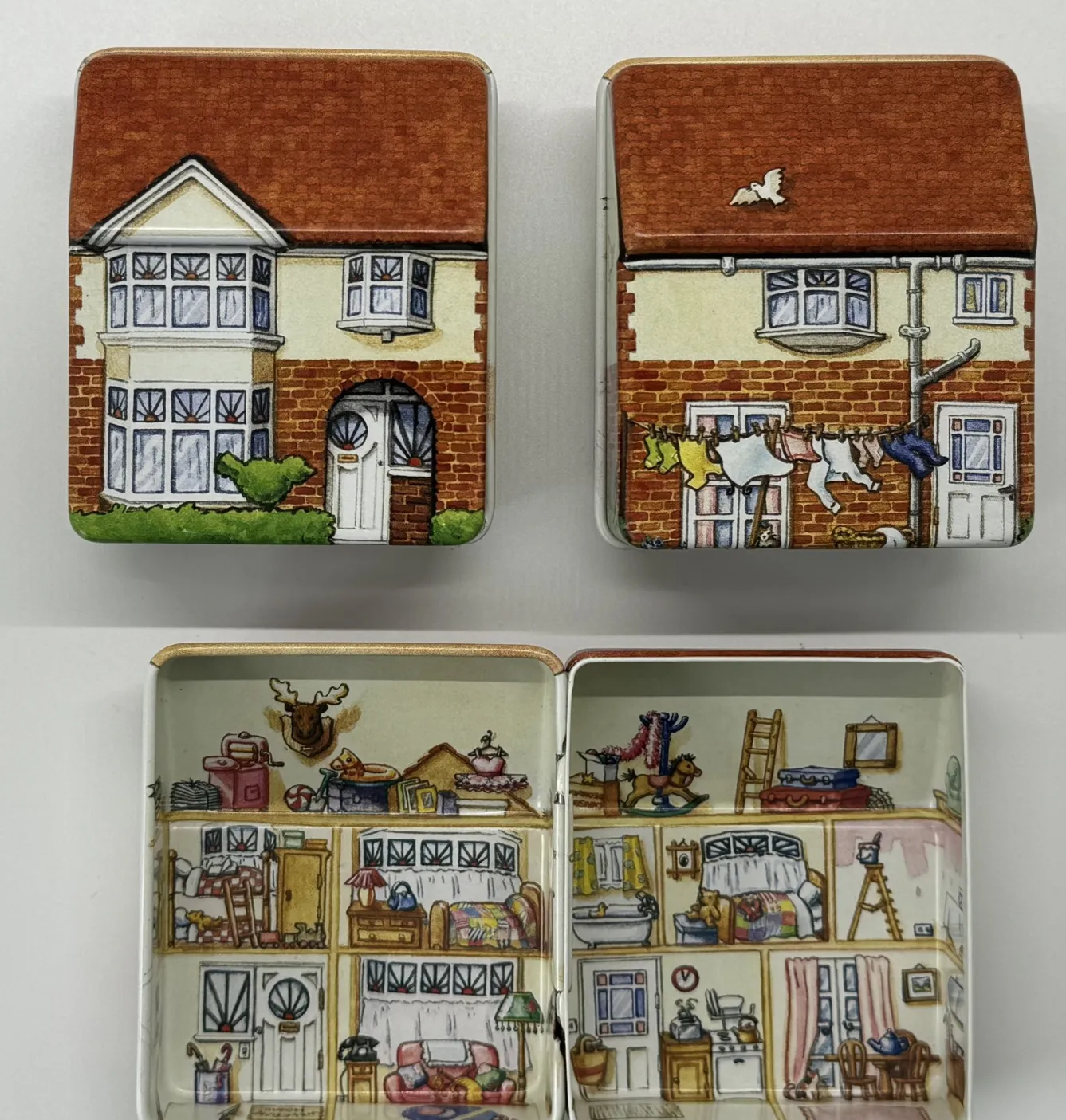 Elite Tins Dana Kubick Mini House Tins- Children|Children