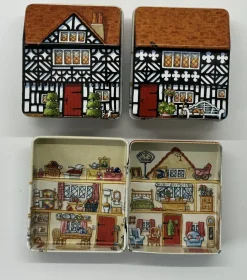 Elite Tins Dana Kubick Mini House Tins- Children|Children