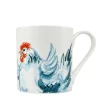 Jane Abbott Designs Dancing Hen Bone China Mug- Tea|Chickens