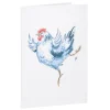 Jane Abbott Designs Dancing Hen Greeting Card- Greeting Cards