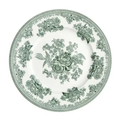 Burleigh Dark Green Asiatic Pheasant Medium Plate 8 3/4 in- Plates