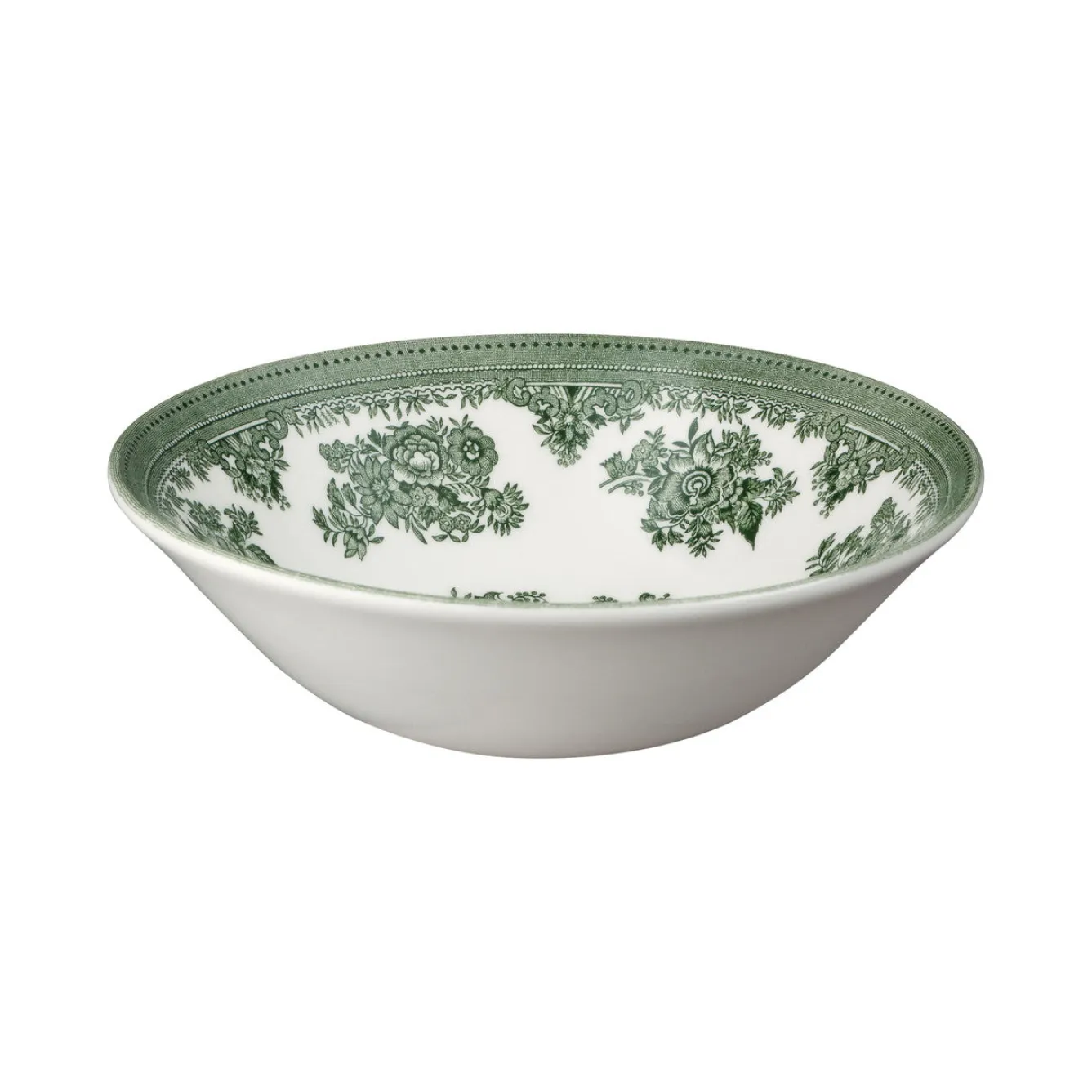 Burleigh Dark Green Asiatic Pheasants Cereal Bowl- Bowls & Dishes
