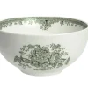 Burleigh Dark Green Asiatic Pheasants Small Footed Bowl - 6.25in/16cm- Bowls & Dishes