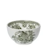 Burleigh Dark Green Asiatic Pheasants Mini Footed Bowl - 4.75in/12cm- Bowls & Dishes