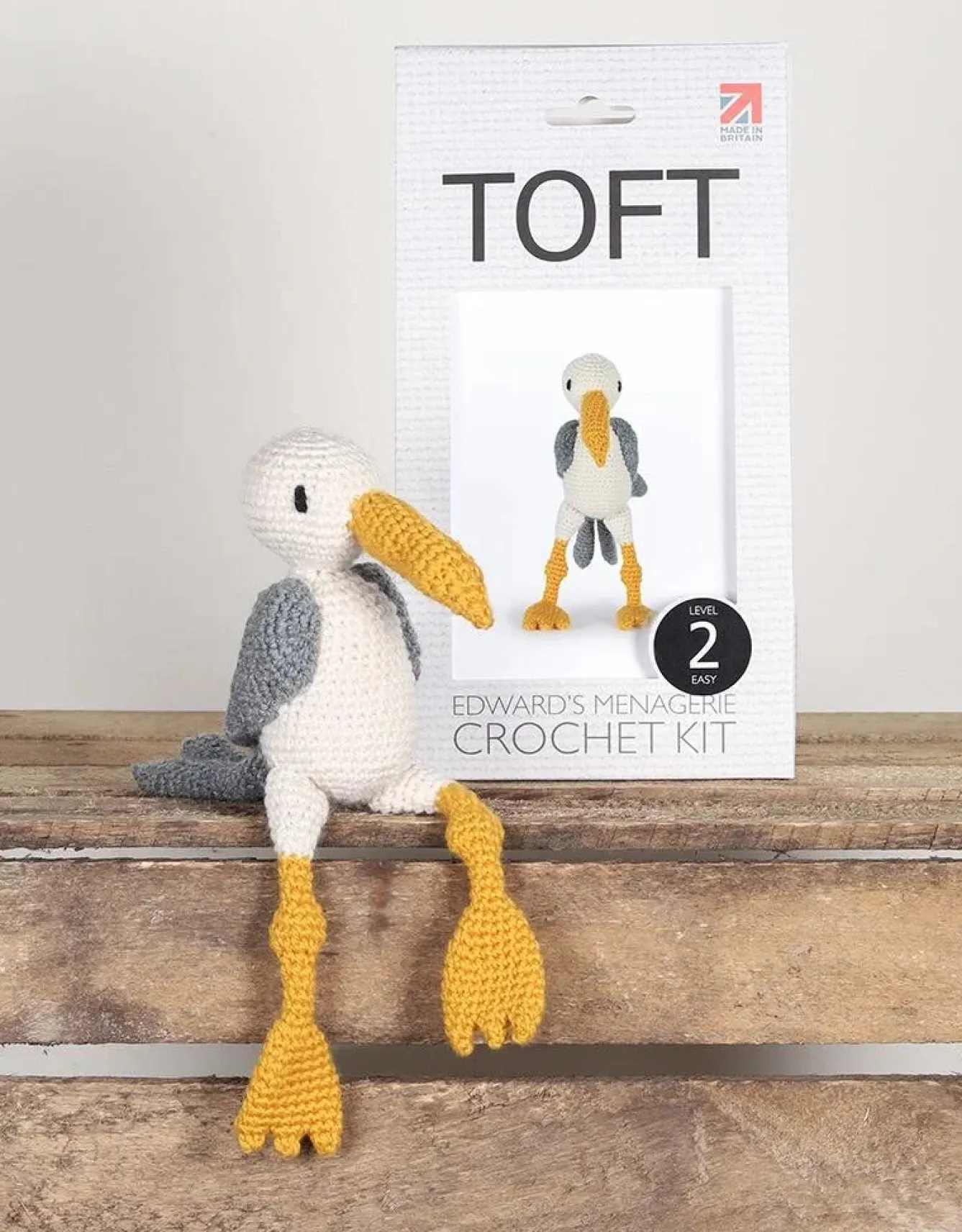 Toft Crafts Dave the Seagull Kit- Crafts