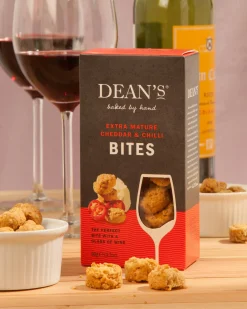 Dean's of Huntley Shortbread Dean's Extra Mature Cheddar with Chilli Bites- Christmas|Tea
