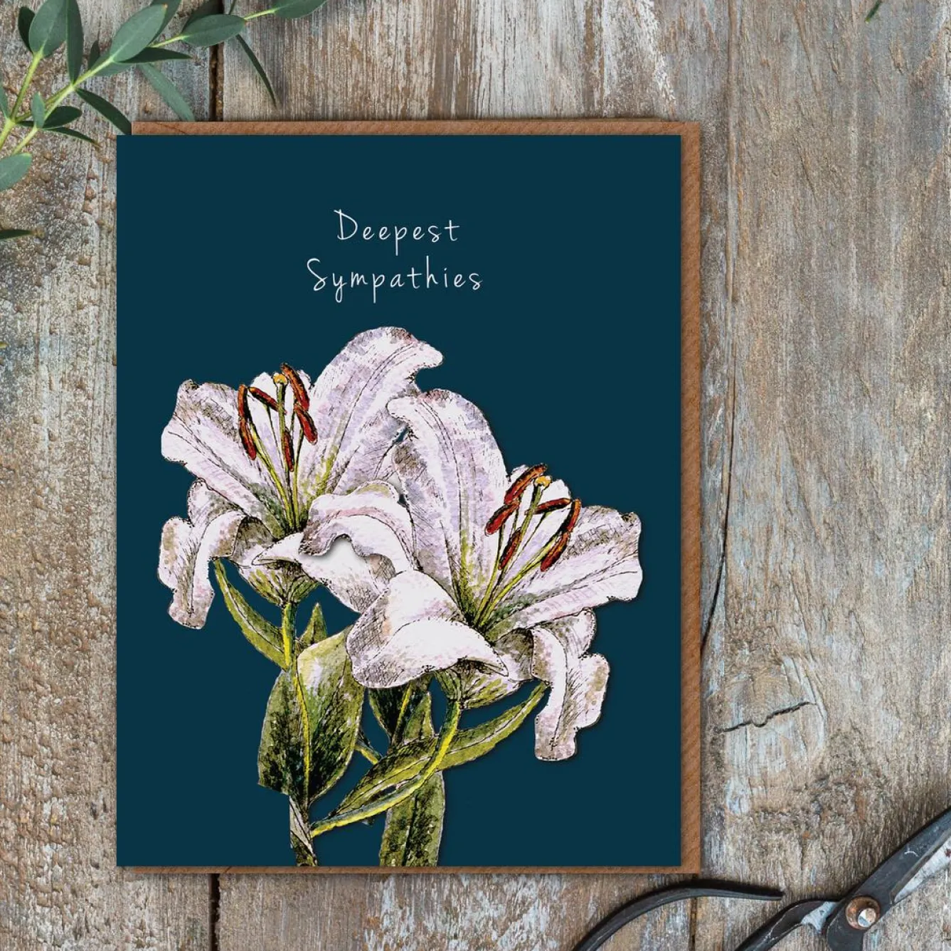 Toasted Crumpet Deepest Sympathies Card- Greeting Cards