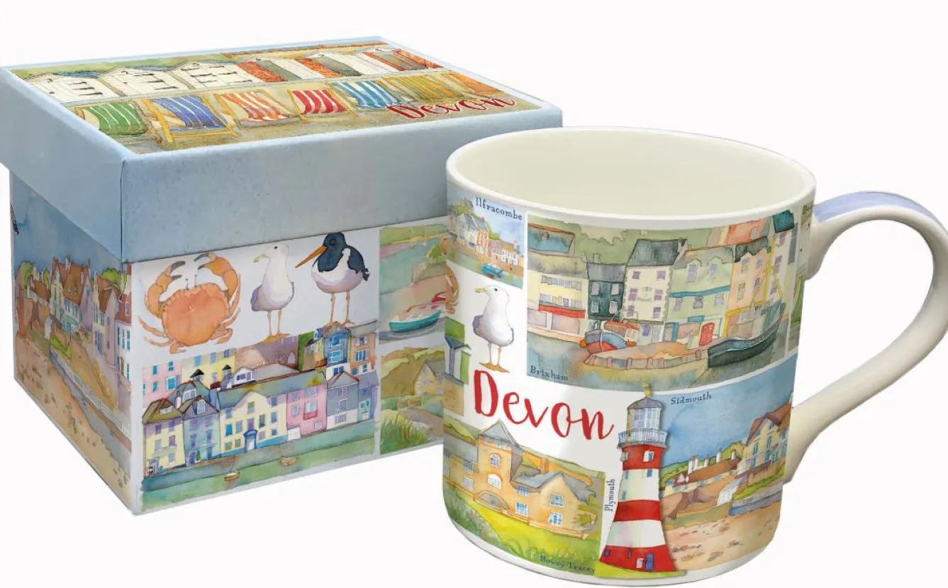 Emma Ball Devon Bone China Mug (Boxed)- Tea|Great Britain