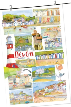 Emma Ball Devon II by Tea Towel- Tea|Tea Towels