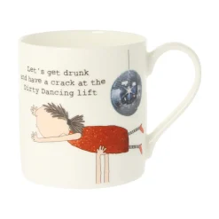 Mclaggan Smith Dirty Dancing Bone China Mug- Tea|Whimsical
