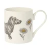 Thornback & Peel Dog & Daisy Bone China Mug- Flowers & Garden|Animals