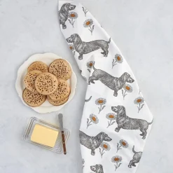 Thornback & Peel Dog & Daisy Tea Towel- Tea|Tea Towels
