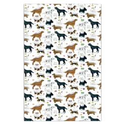 Samuel Lamont Dog Breeds Cotton Tea Towel- Pets|Tea