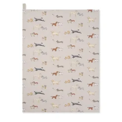 Sophie Allport Doggy Daycare Tea Towel- Tea|Tea Towels