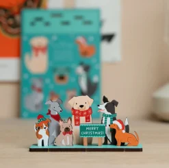 Dapple & Dot Dogs Christmas Pop Out Card- Christmas Cards|Christmas