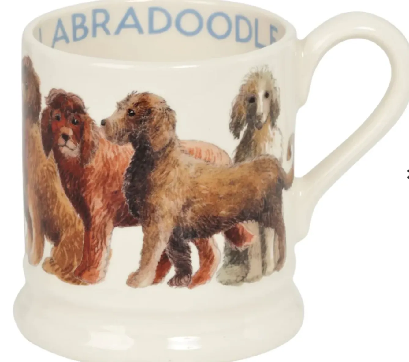 Emma Bridgewater Dogs Labradoodle 1/2 Pint Mug- Animals|Pets