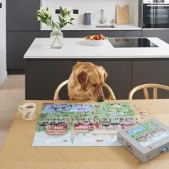 Sweet William Dog Walkers of London Jigsaw Puzzle- Puzzles