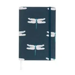 Sophie Allport Dragonfly A5 Fabric Notebook- Stationery