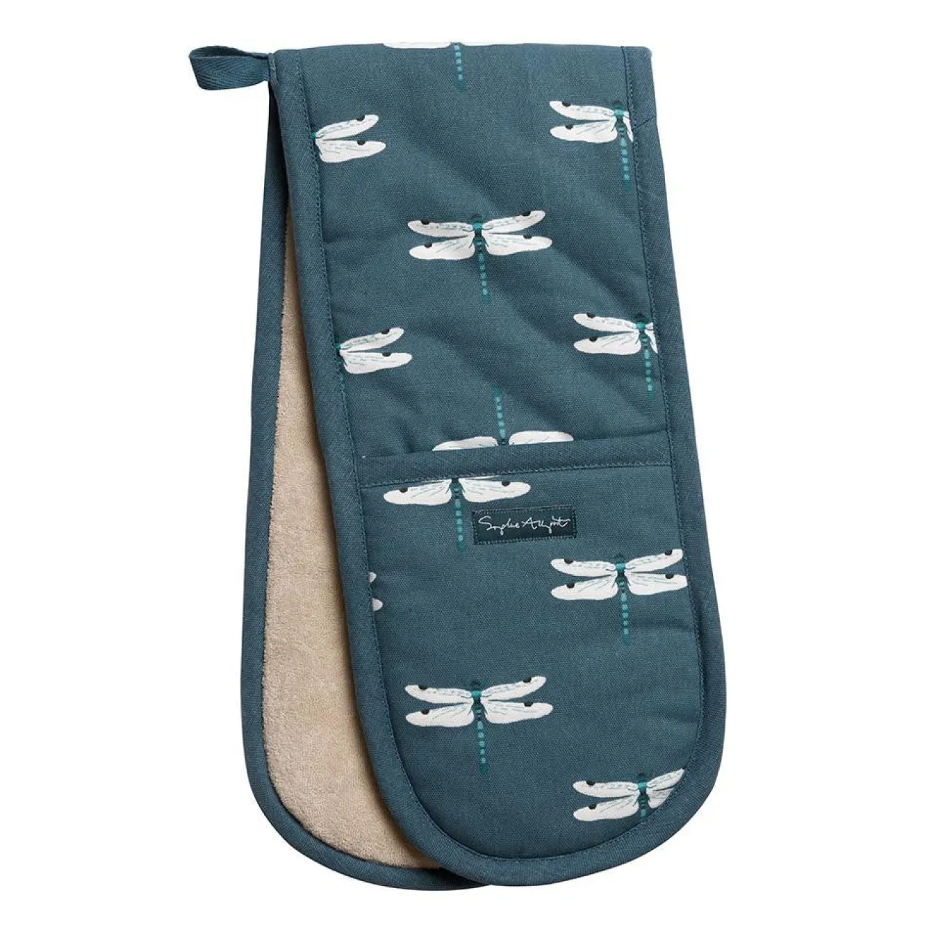 Sophie Allport Dragonfly Double Oven Glove- Tea