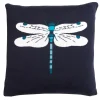 Sophie Allport Dragonfly Knitted Statement Pillow- Pillows & Throws
