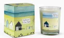 Heaven Scent Driftwood & Sea Sage Votive Candle - Beach Huts- Home Fragrance