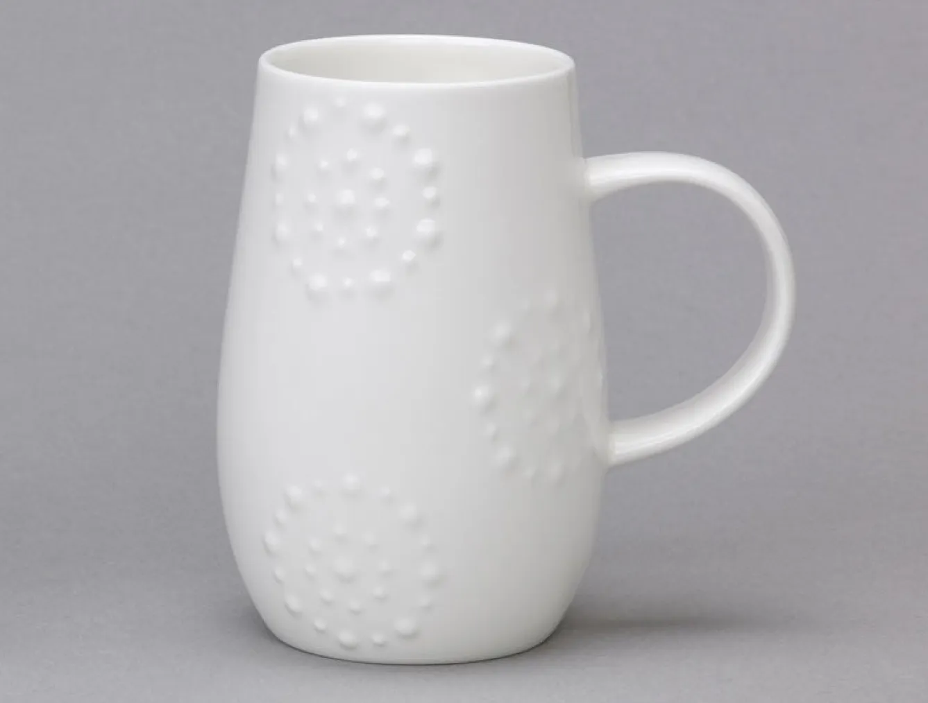 Repeat Repeat Droplet Kaleidoscope Mug- Flowers & Garden