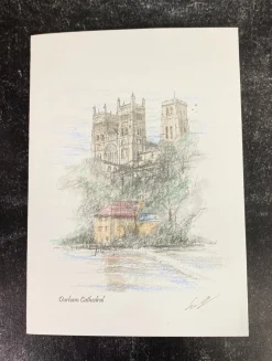 Sean Webb Art Durham Cathedral Card- Greeting Cards|Art