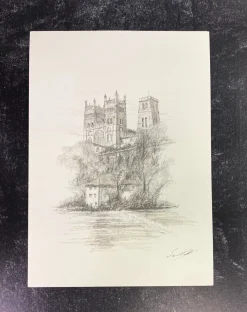 Sean Webb Art Durham Cathedral Print- Greeting Cards|Art