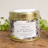 Toasted Crumpet Earl Grey & Sweet Hydrangea Candle in a Matt Gold Tin- Home Fragrance